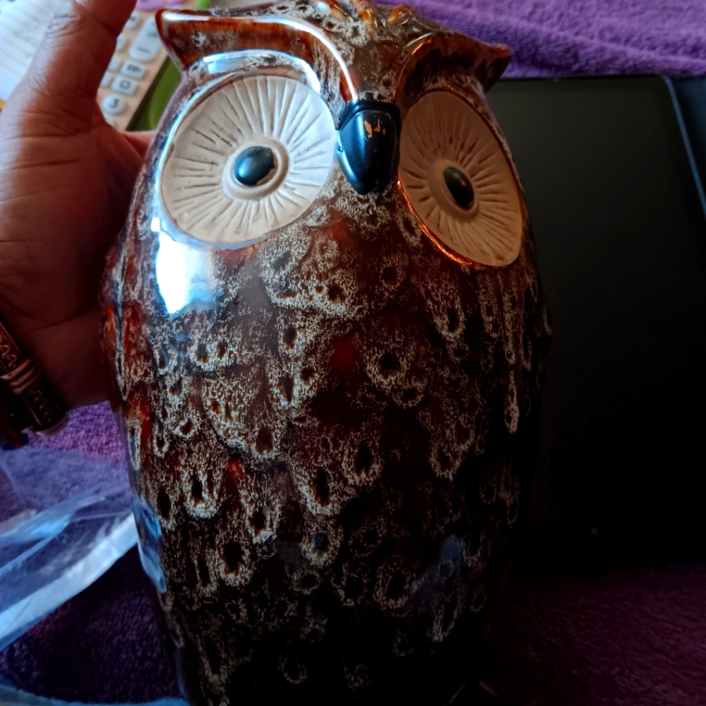 Owl vase